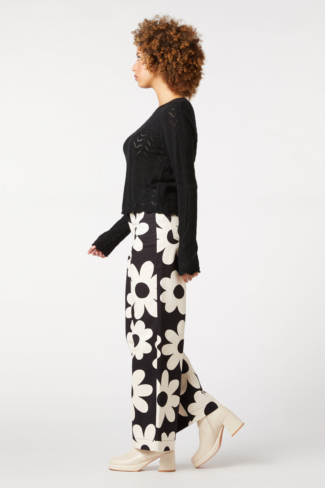 Princess Highway - Samantha Knit Top - black