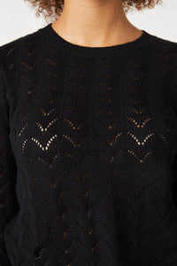 Princess Highway - Samantha Knit Top - black