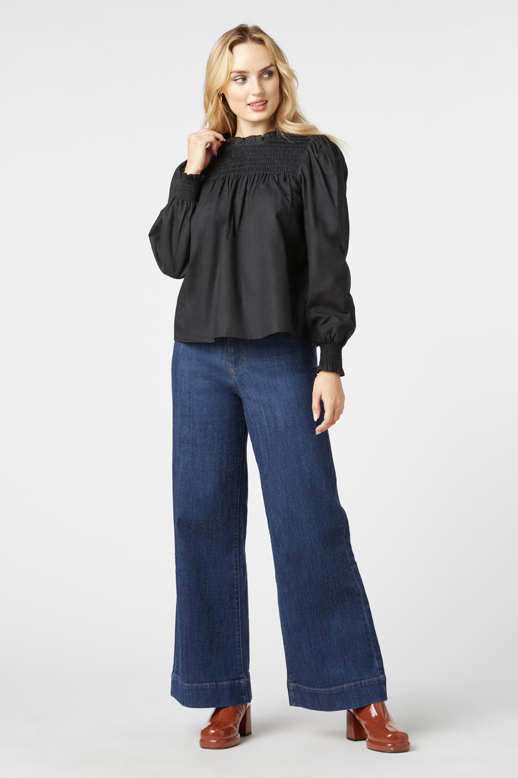 Princess Highway - Polly Top - black
