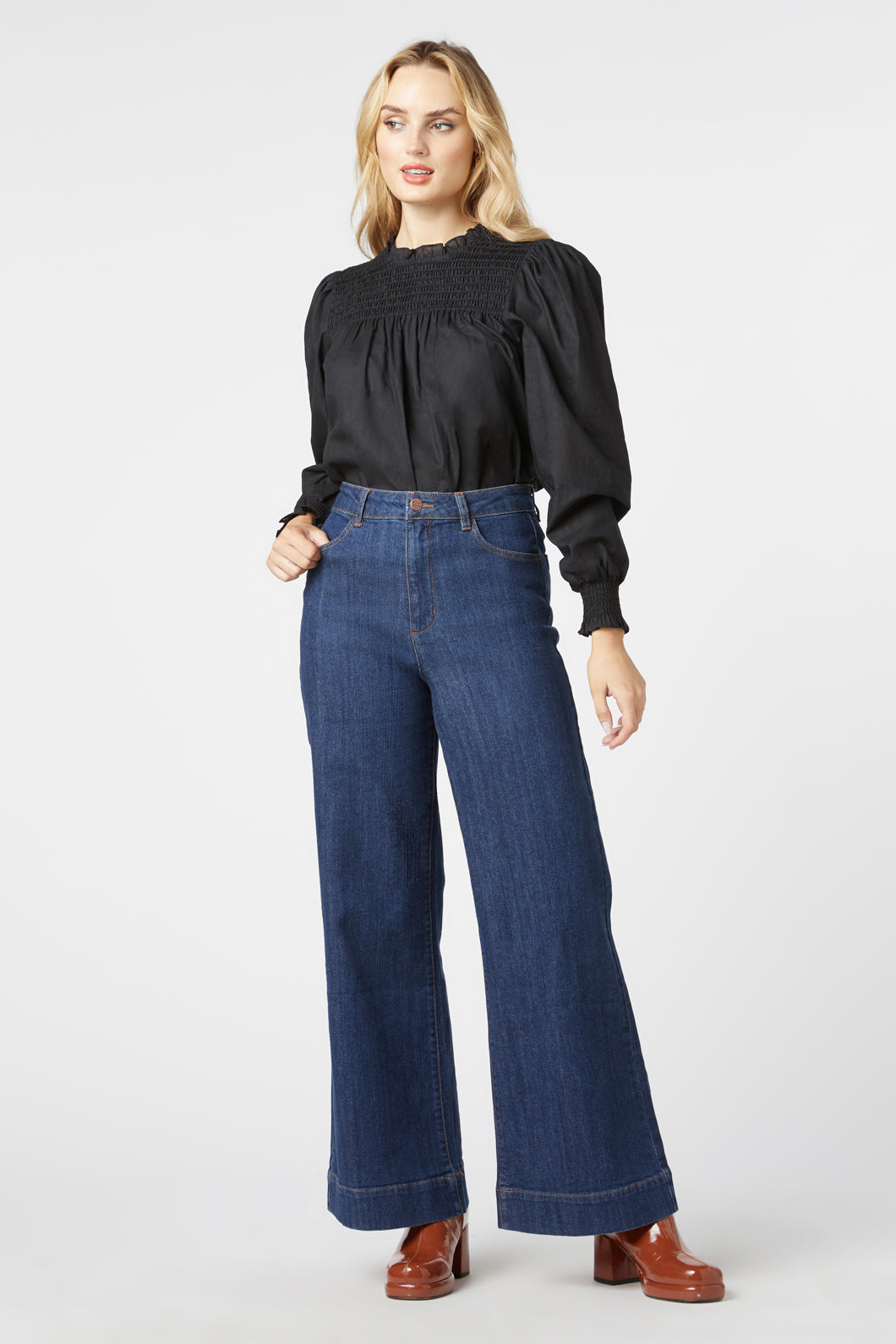 Princess Highway - Polly Top - black