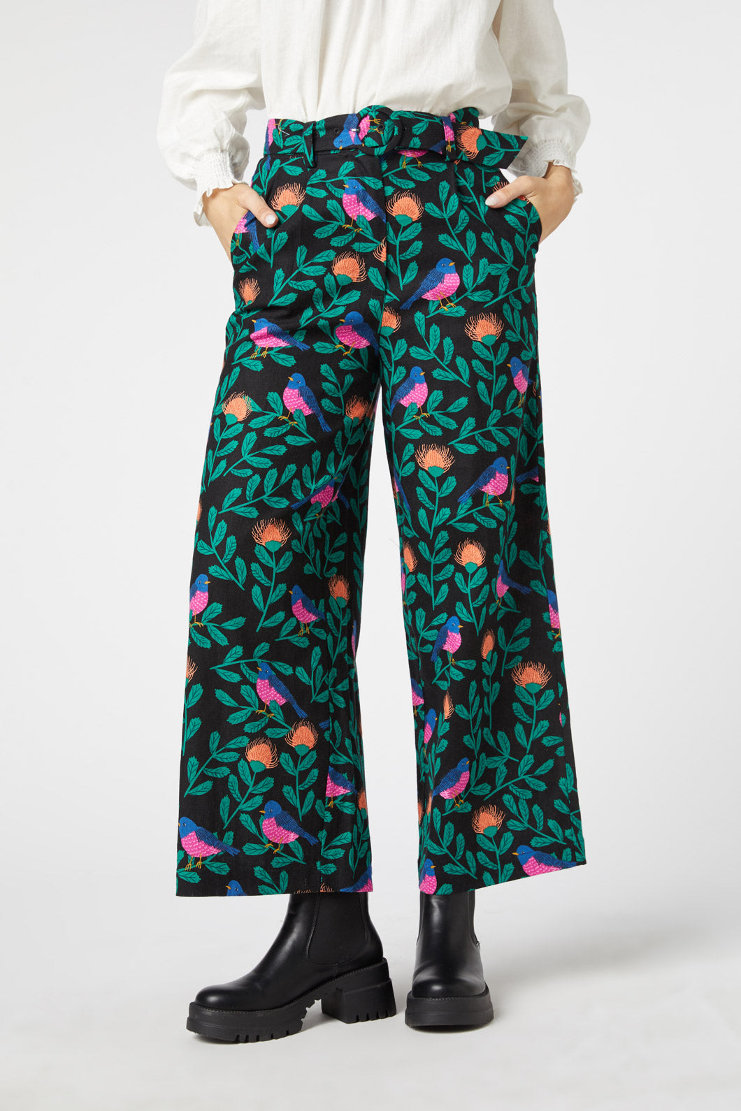 Princess Highway - Pink Robin Pants - black