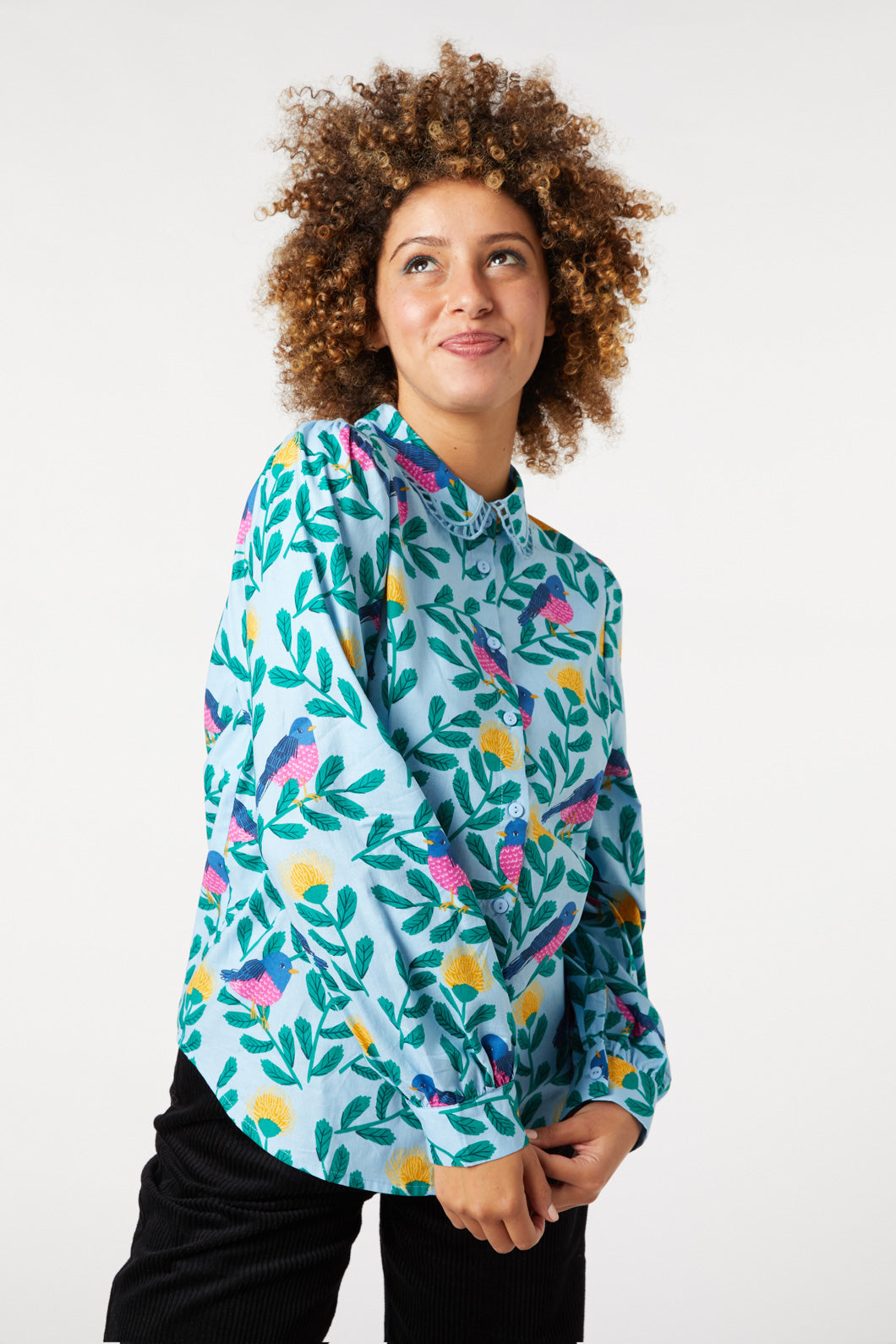Princess Highway - Pink Robin Blouse - blue