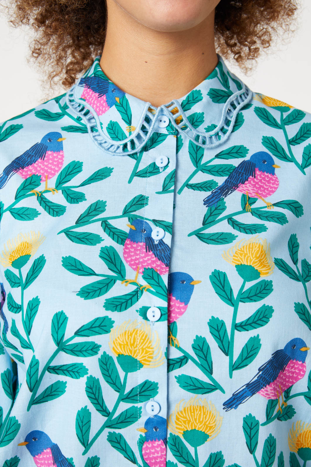 Princess Highway - Pink Robin Blouse - blue