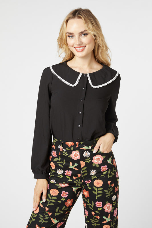 Princess Highway - Cece Blouse - black