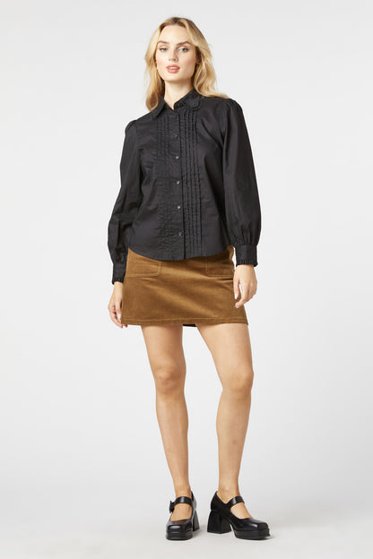 Princess Highway - Petal Blouse - black