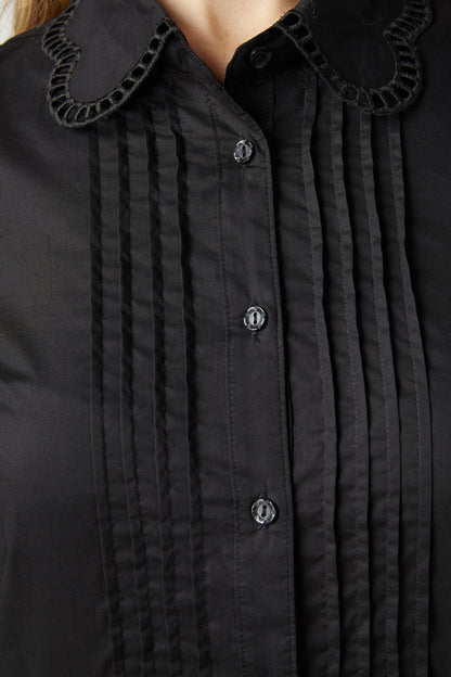 Princess Highway - Petal Blouse - black