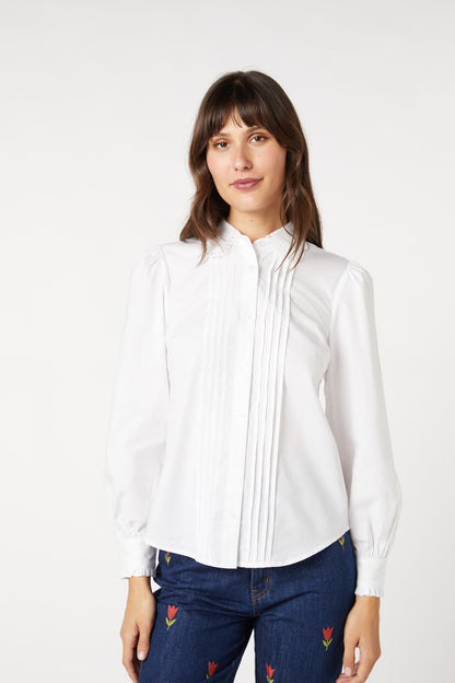 Princess Highway - Petal Blouse - white