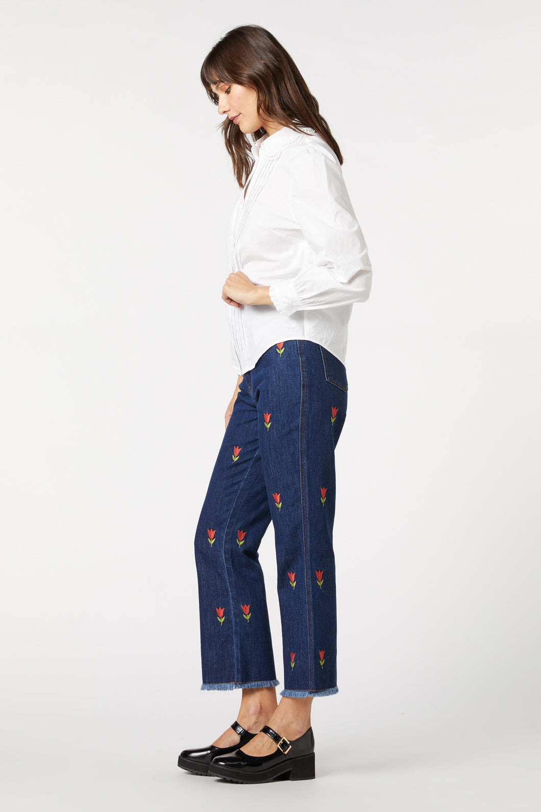 Princess Highway - Petal Blouse - white