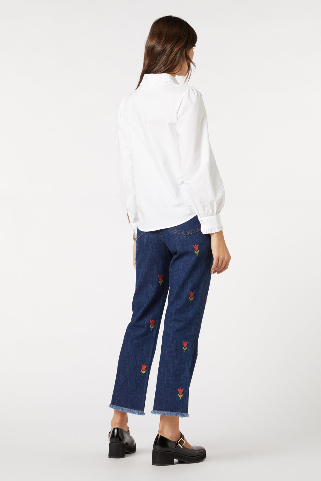 Princess Highway - Petal Blouse - white