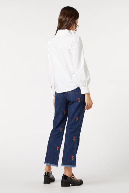 Princess Highway - Petal Blouse - white