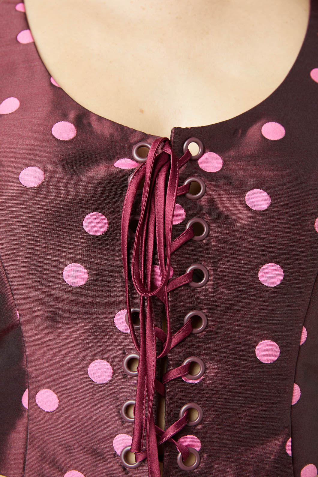 Princess Highway - Bonnie Spot Vest - berry