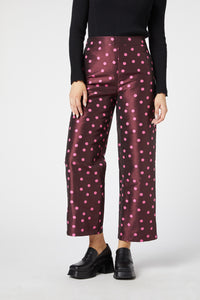 Princess Highway - Bonnie Spot Pant - berry