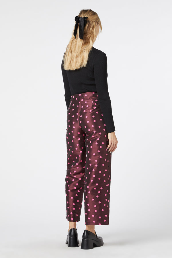 Princess Highway - Bonnie Spot Pant - berry