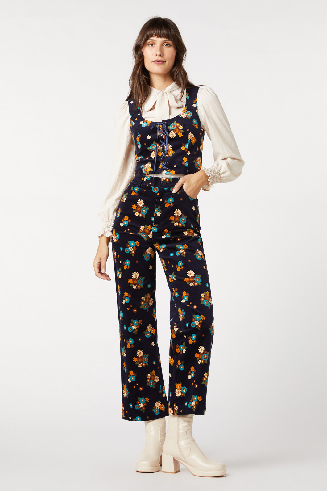 Princess Highway - Sally Corset Vest - navy