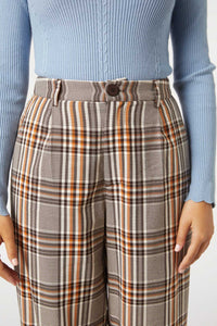 Princess Highway - Tabitha Check Pant - mocha