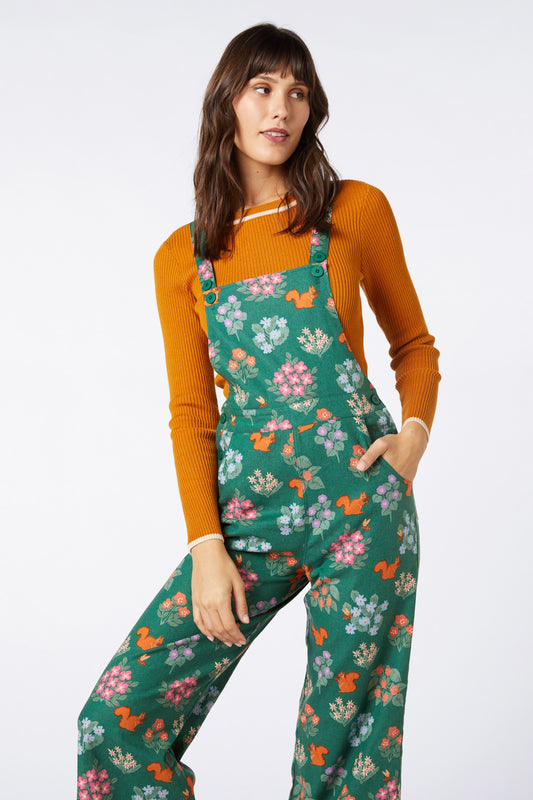 Princess Highway - Sweet Squirrel Overall - green