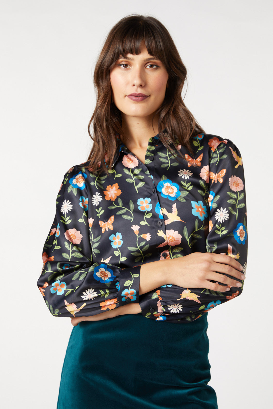 Princess Highway - Hummingbird Blouse - navy