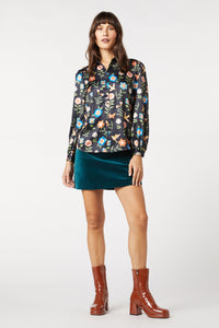 Princess Highway - Hummingbird Blouse - navy
