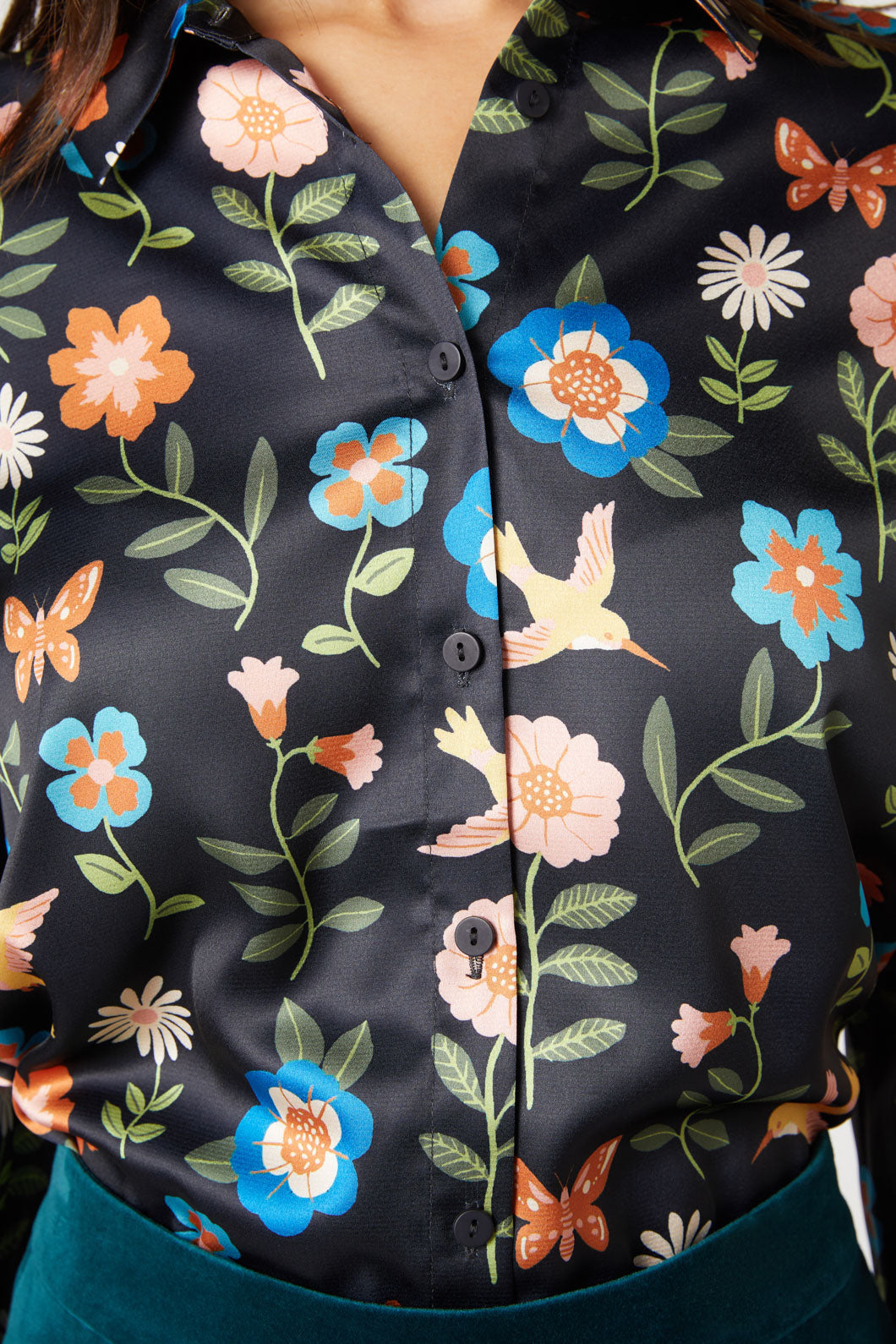 Princess Highway - Hummingbird Blouse - navy