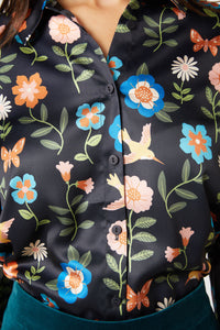 Princess Highway - Hummingbird Blouse - navy