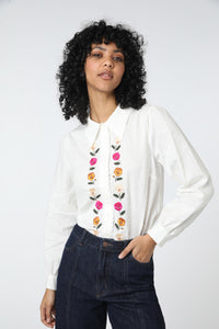 Princess Highway - Flower Patch Blouse - cream