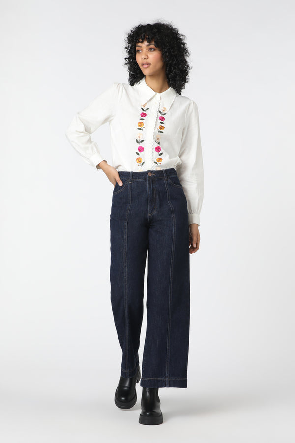 Princess Highway - Flower Patch Blouse - cream