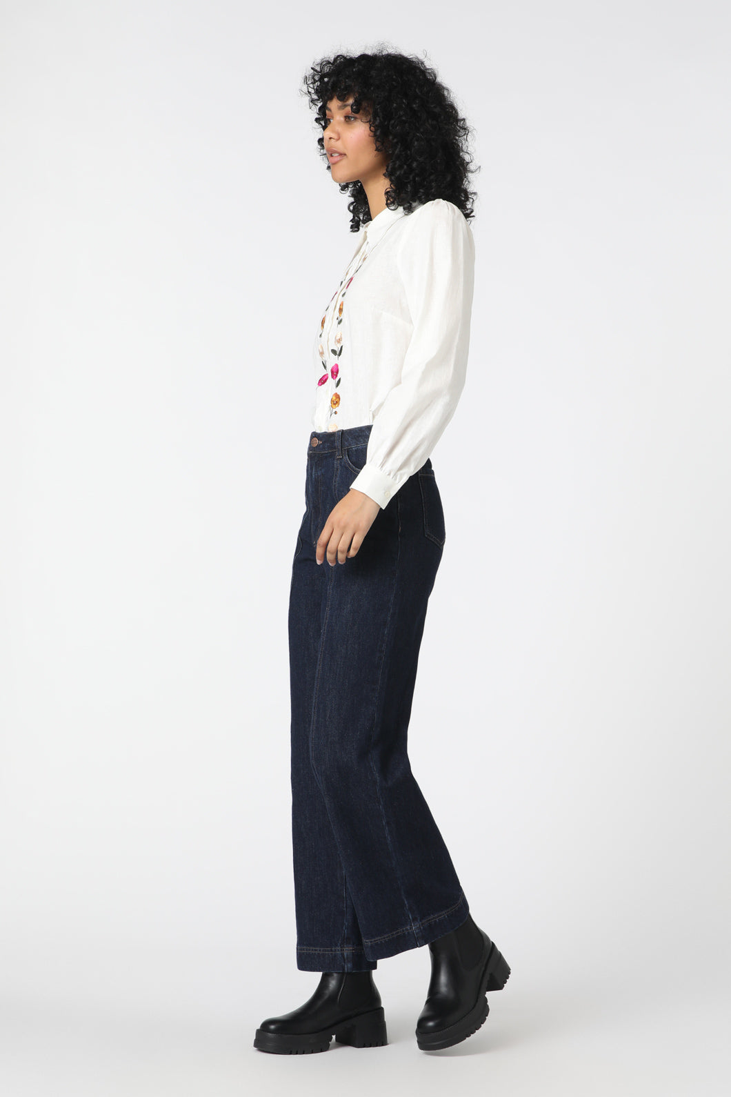 Princess Highway - Flower Patch Blouse - cream