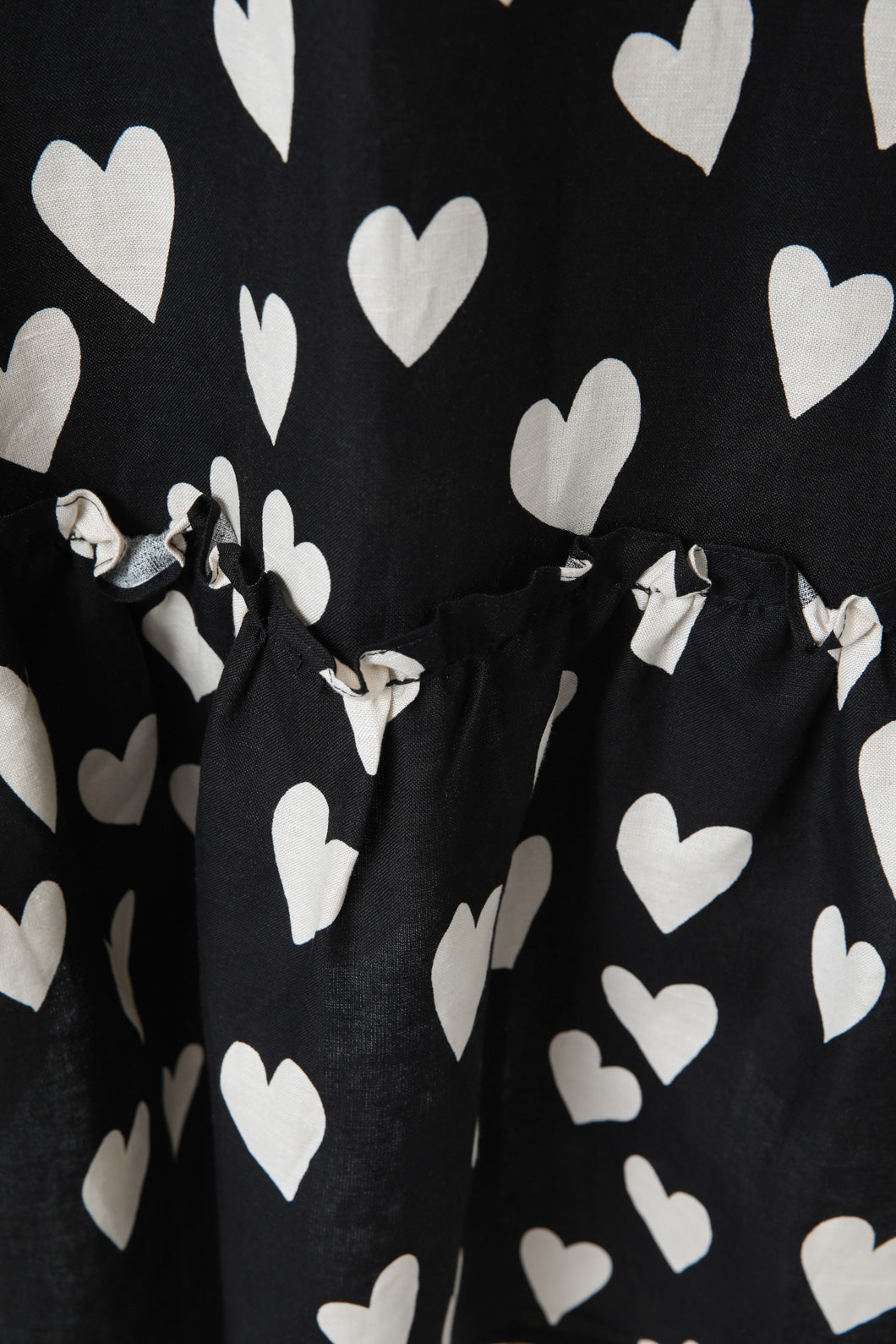 Princess Highway - Love Hearts Midi Skirt - black