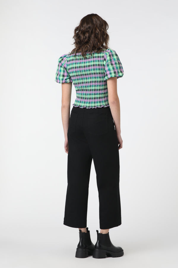 Princess Highway - Peppa Check Top - green