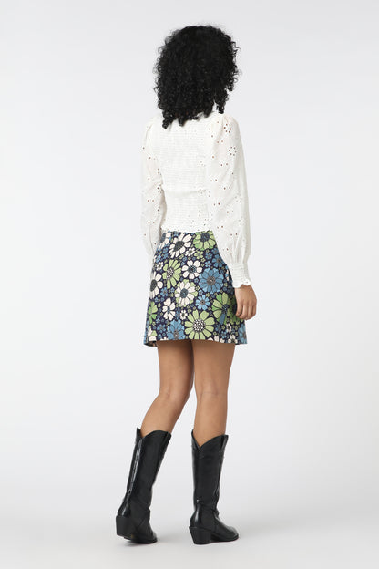 Princess Highway - Marigold Mini Skirt - blue