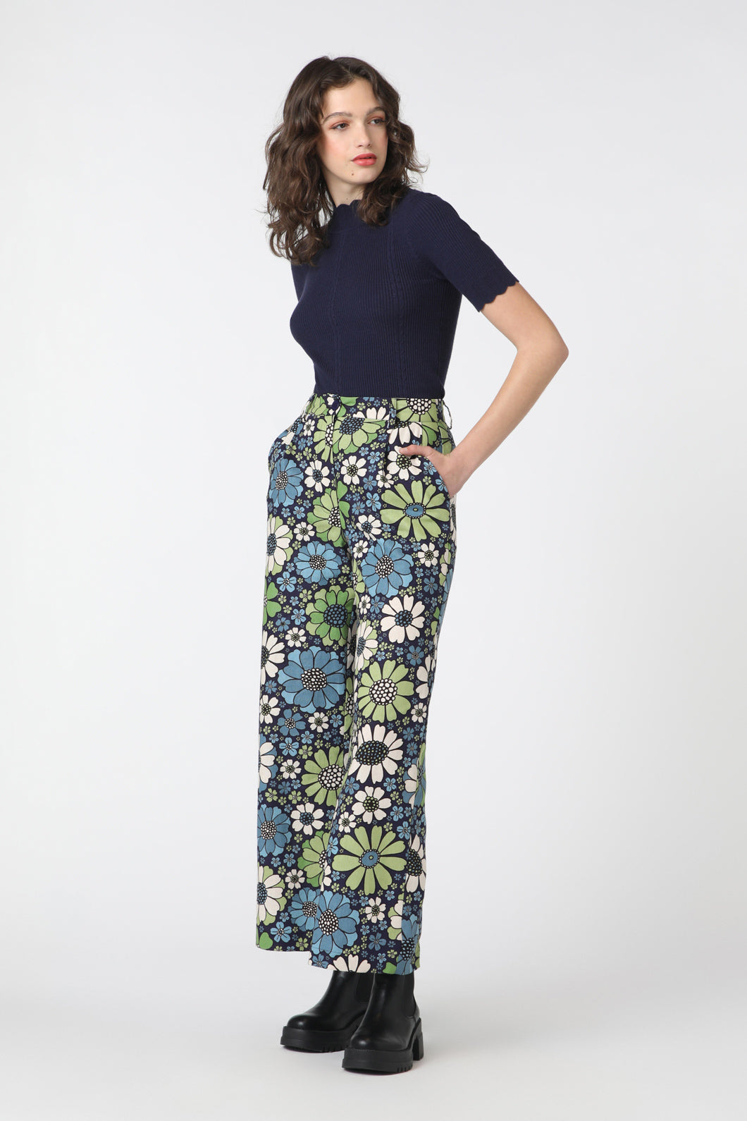 Princess Highway - Marigold Pant - blue