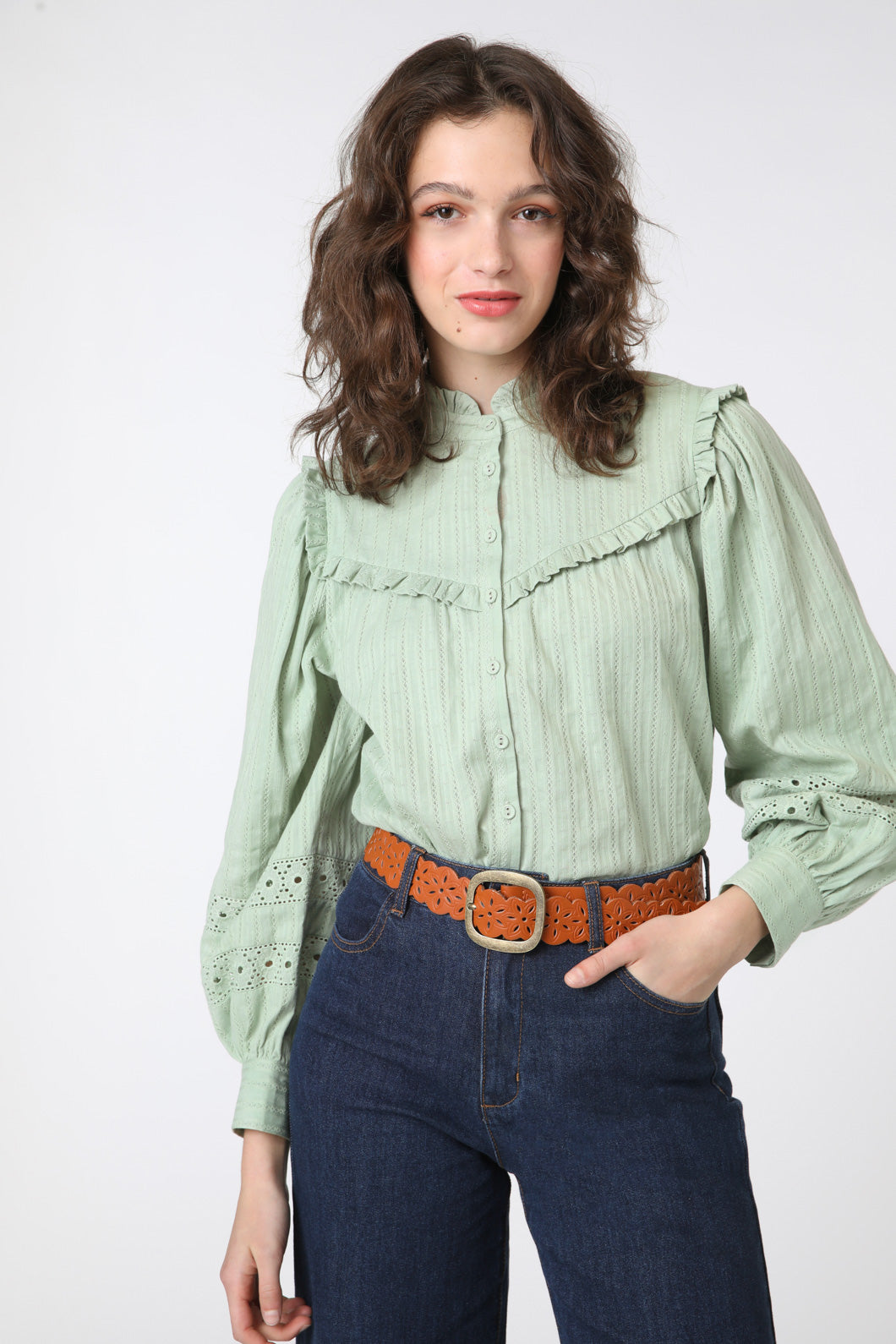 Princess Highway - Scarlett Blouse - green