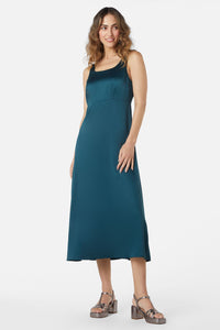 Princess Highway - Lara Satin Dress - peacock