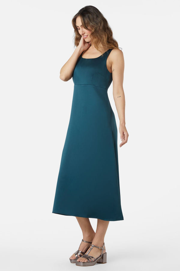 Princess Highway - Lara Satin Dress - peacock