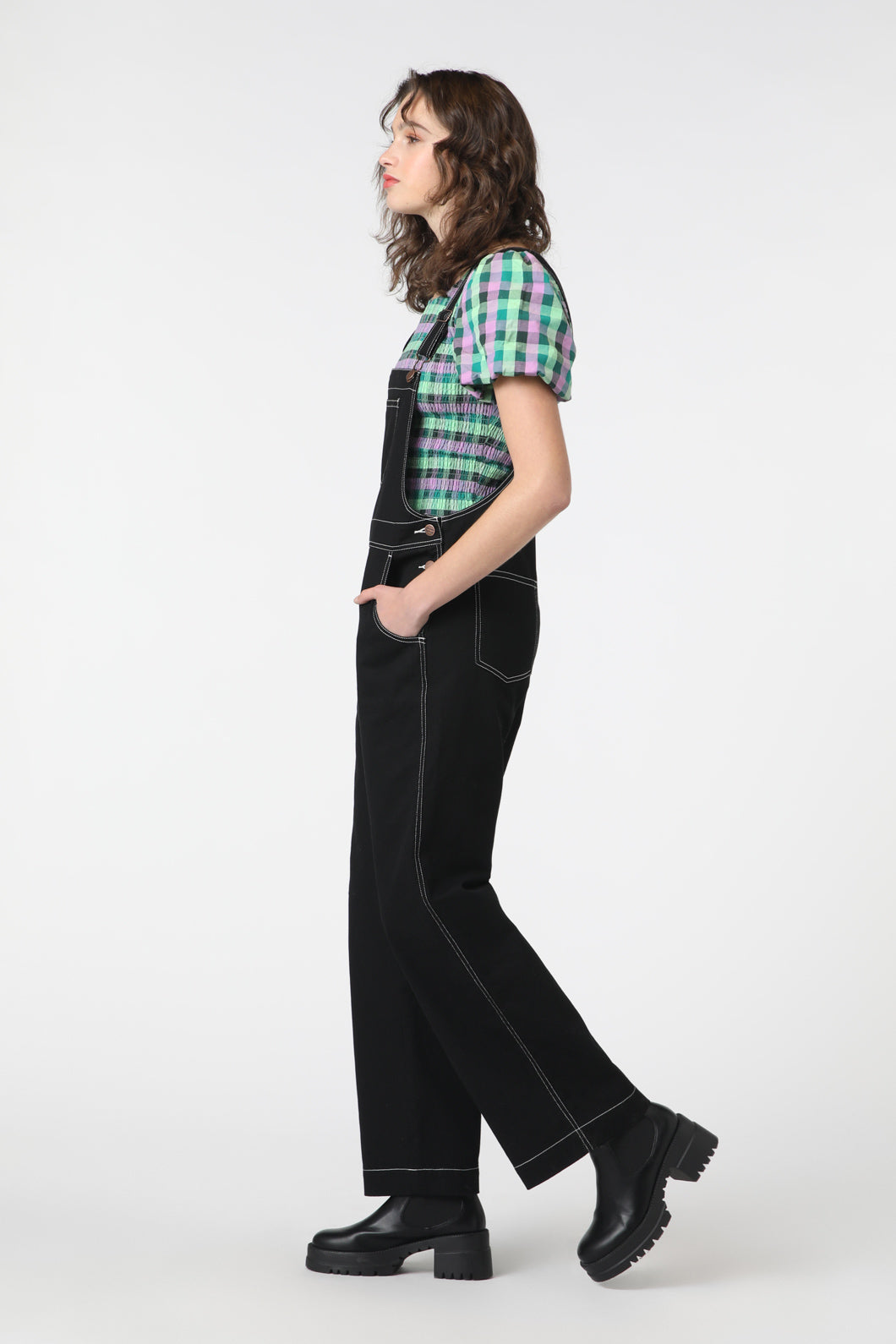 Princess Highway - Paige Overall - black