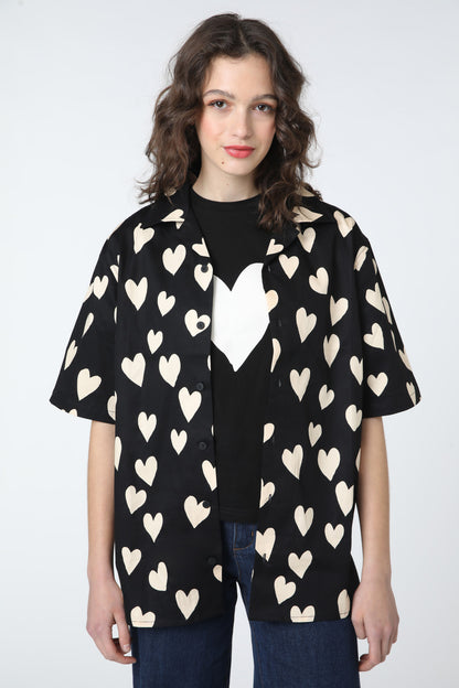 Princess Highway - Hearts Everyone Shirt - black