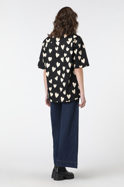 Princess Highway - Hearts Everyone Shirt - black