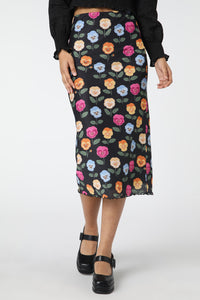 Princess Highway - Pansy Mesh Skirt - black