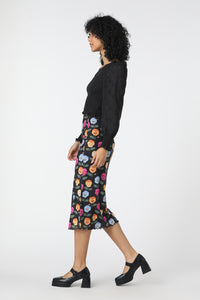 Princess Highway - Pansy Mesh Skirt - black