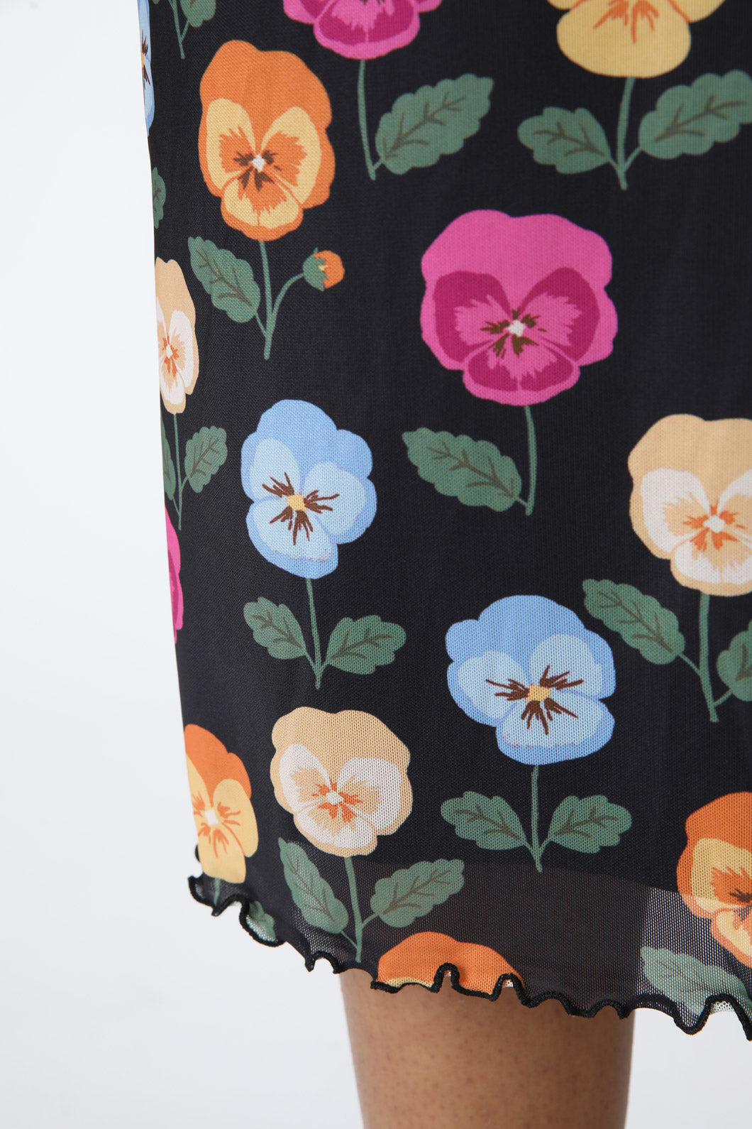 Princess Highway - Pansy Mesh Skirt - black