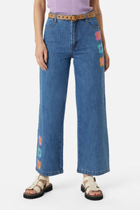Princess Highway - Betty Emb Jean - mid-denim