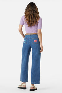 Princess Highway - Betty Emb Jean - mid-denim