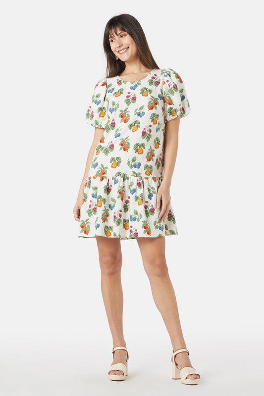 Princess Highway - French Fruit Mini Dress - cream