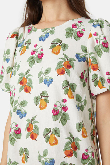 Princess Highway - French Fruit Mini Dress - cream