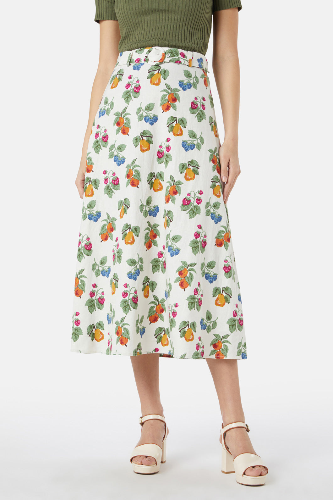 Princess Highway - French Fruit Skirt - cream