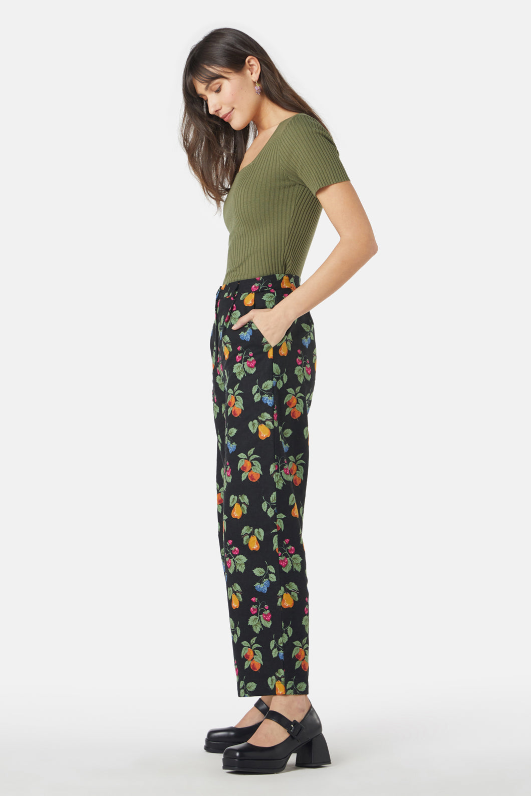 Princess Highway - French Fruit Pant - black