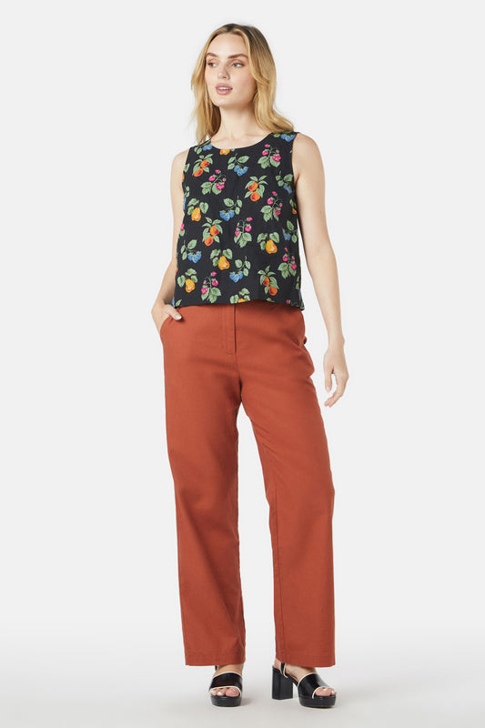 Princess Highway - French Fruit Shell Top - black