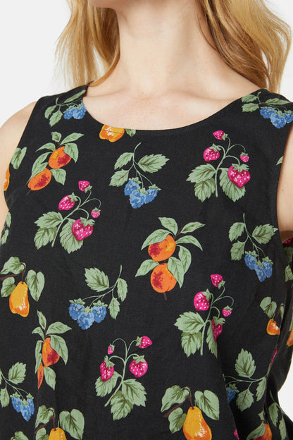 Princess Highway - French Fruit Shell Top - black