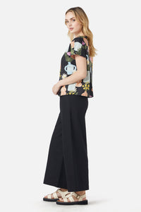 Princess Highway - Pretty Vases Top - black