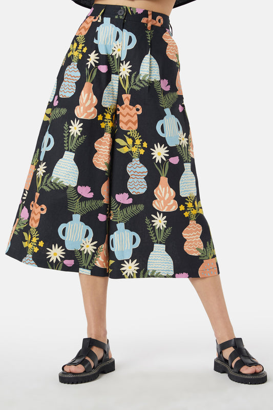 Princess Highway - Pretty Vases Skort - black
